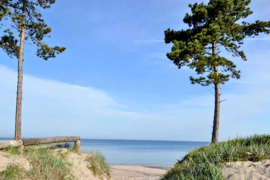 dzikie plaże nad Bałtykiem