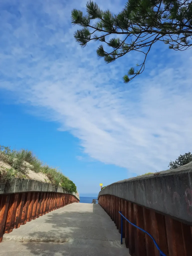 zejście na plaże nr 1 Darłówko zachodnie