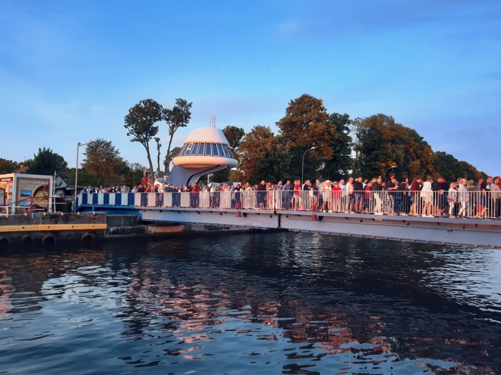 most rozsuwany w Darłówku